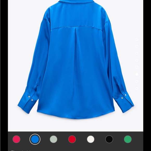 Zara satin effect blouse - Picture 4 of 5